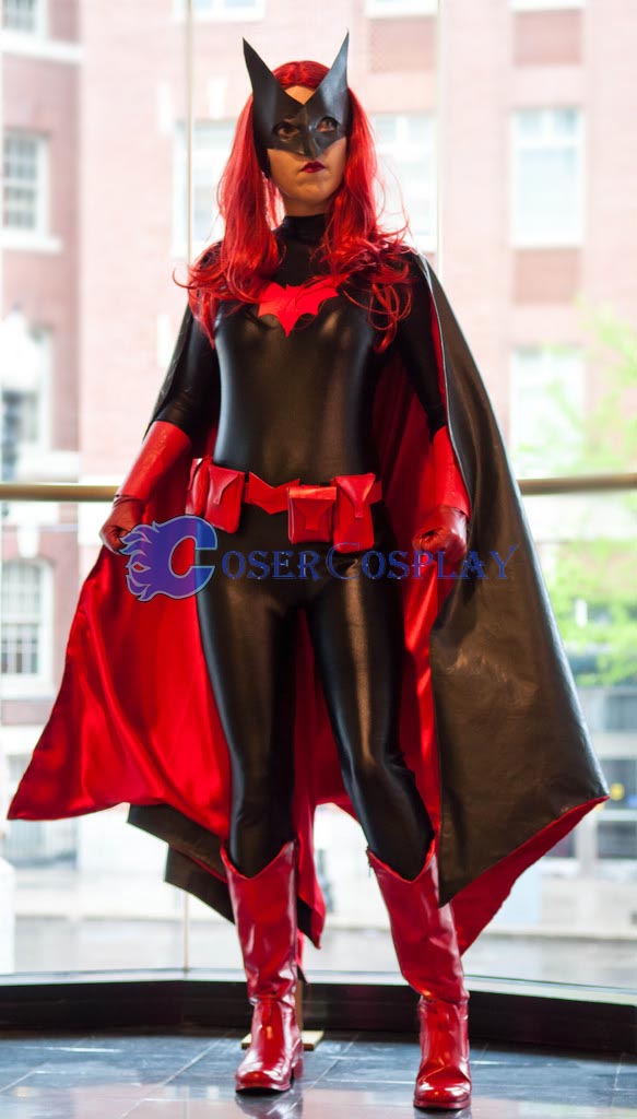 Batgirl Costume Catsuit With Caple